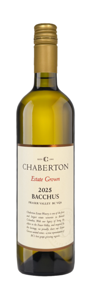 2025 Estate Grown Bacchus Fraser Valley BC VQA