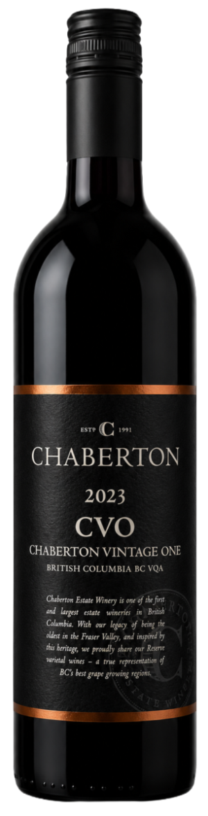 2023 CVO Chaberton Vintage One Okanagan Valley BC VQA
