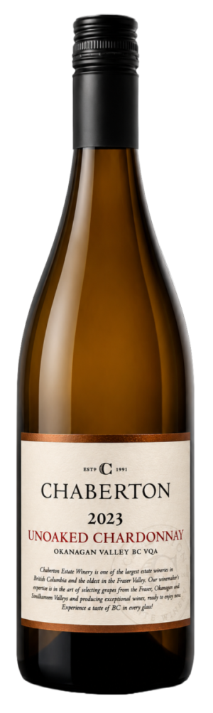 2023 Unoaked Chardonnay Okanagan Valley BC VQA