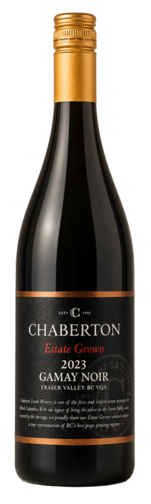 2023 Estate Grown Gamay Noir Fraser Valley BC VQA