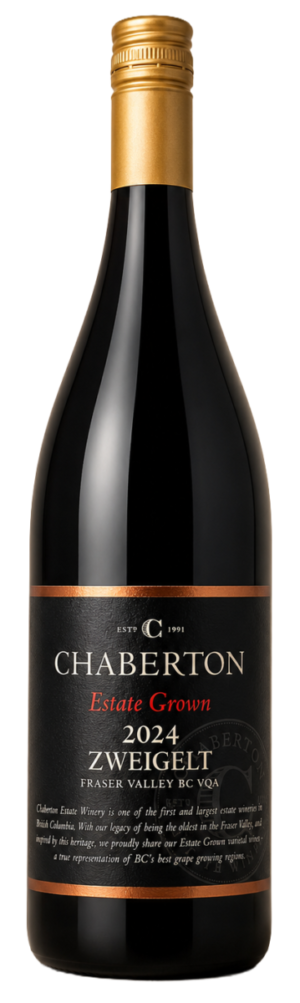 2024 Estate Grown Zweigelt Fraser Valley BC VQA