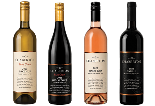 Selection of Bottles of Chaberton Wine